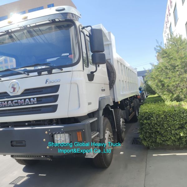 Quality Good Condition 8*4 10 Wheeler 380HP Manual Diesel Tipper Mining Truck Euro3  Shacman F3000 Dump Truck wholesale