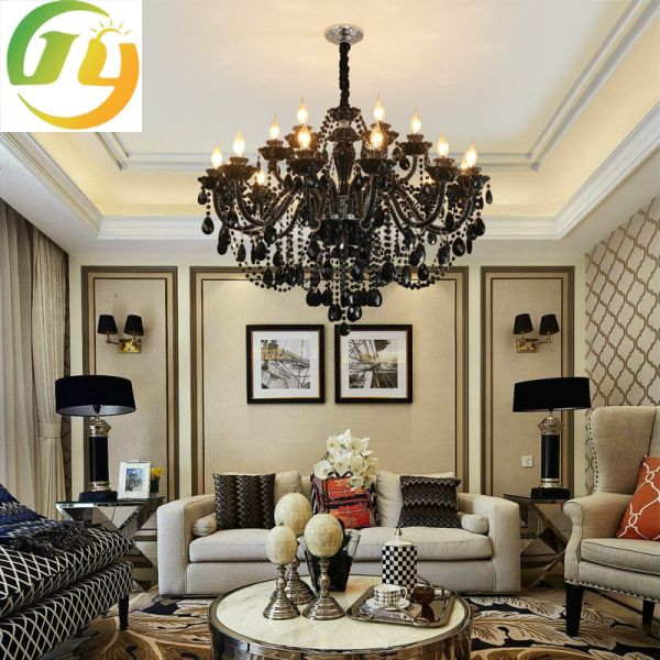 Modern Luxury Multiple Layers Ceiling Pendant Lights Crystal Chandelier Hanging
