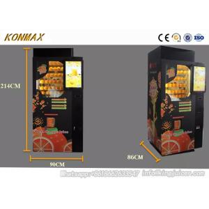 Full Automatic 100% Pure Orange Vending Machine With LCD For Supermarket