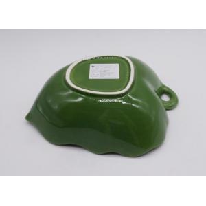 Ceramic Green Cabbage Vegetable Shape Platter Earthenware Material Dinner