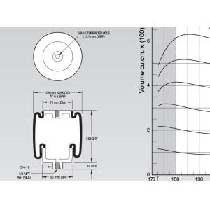 China W02-358-7002 Suspension Air Spring / Firestone Adjustable Air Springs on sale