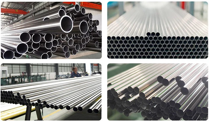 304 304L Stainless Steel Round Pipe 316 316L Welded Austenitic Piping Seamless