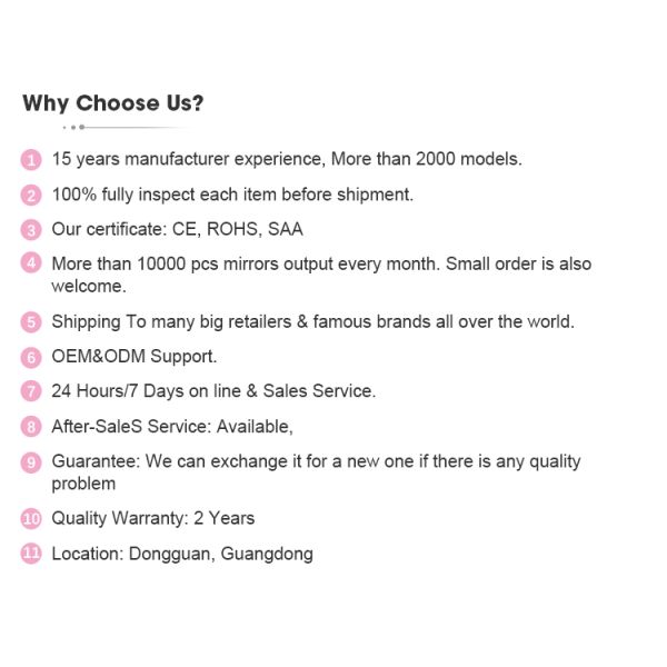 RoHS LED Hollywood Mirror Dressing Table Desk Adjustable