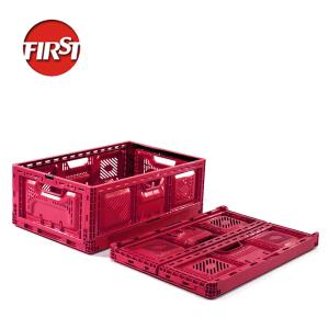 Vegetable Packing 600*400mm Folding Plastic Crate for Egg Transport and