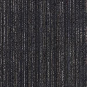 Meeting Room Nylon Pile Carpet Multi Level Loop Striped Pattern Rib Style