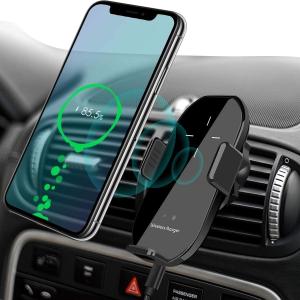 China Wireless Car Charger Mount, 10W/7.5W Fast Charging, Adjustable Gravity Air Vent Phone Holder for Car Compatible with iPh on sale