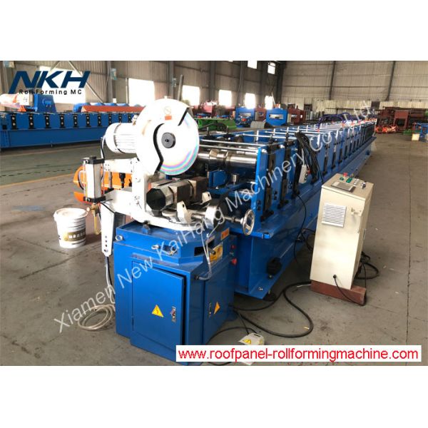 Quality Octagon Pipe Shutter Door Roll Forming Machine With PLC Computer Control System wholesale