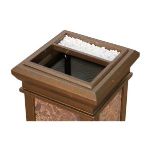 Wholesale Stainless Steel Metal Garbage Can Square Double Layer Waste Bin Hotel