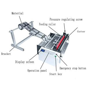 Digital Control 220V Automatic Paper Cutting Machine Industrial