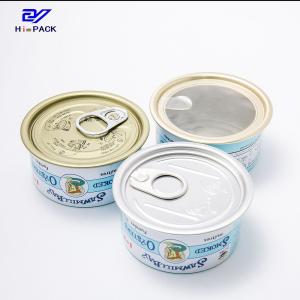 Round Container For Cigarette Packing Factory Made 50g 80g 100g Volume With Lid