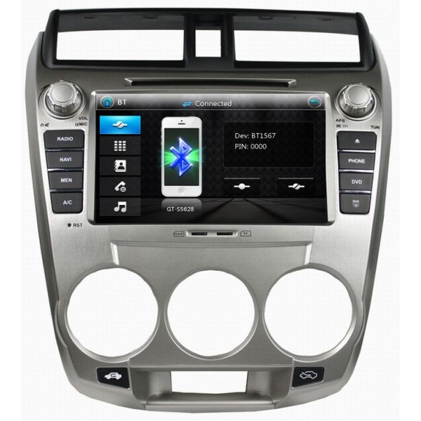 Ouchuangbo Auto Radio Stereo Multime DVD Player for Honda City 1.5L 2008-2012 GPS Navigation iPod USB RDS OCB-8059A