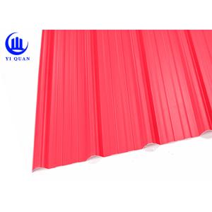 China Construction Corrugated Pvc Roofing Sheets 1.3mm To 3.0 Mm Substitute For Asbestos Tile on sale