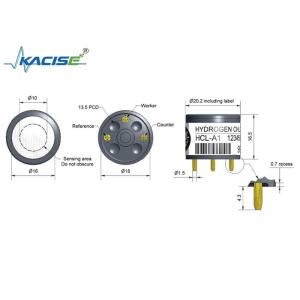Cheap HCL-A1 Hydrogen Chloride Sensor With High Sensitivity Linearity 0 To 6 Zero Current -3 To 10 Ppm for sale
