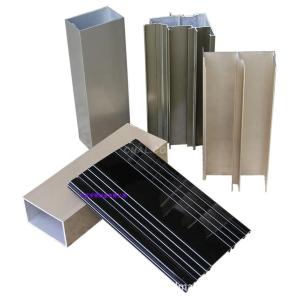 Square Aluminium Glass Curtain Wall Delicate Smooth And Subtle Edges