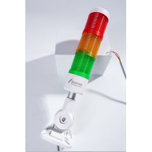 360° Beam Angle RYG Signal Tower Lamp With Buzzer Three Layers Equipment