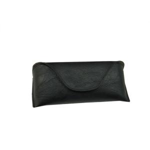 China Premium Pu Leather Glasses Pouch Case With Embossed Logo 169 x 75mm on sale