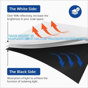 Crawl Space Vapor Barrier - 10 Mil (10' X 50'), Thick Plastic Sheeting, Drop