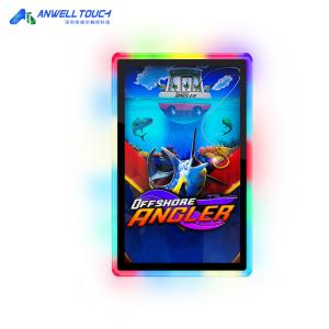 Durable Projected Capacitive Touch Screen with Side and Edge LED Bezel 5ms