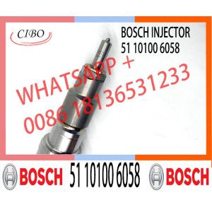 China New Diesel Engine Fuel Injector 0445120068 Common Rail Injector 0 445 120 068 51 10100 6058 For Man on sale
