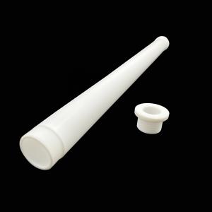 PTFE Tube Dispersion Resin Extruded Plastic White And High Temperature