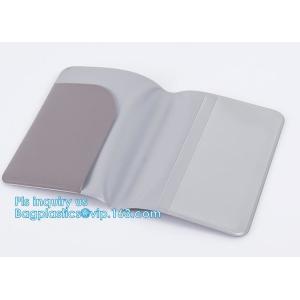 shinny promotion PVC Passport cover or Passport Case, PU and PVC grid card