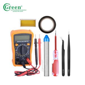0-480℃ Temperature Adjustable K018 60W Soldering Iron Kit For Welding Green