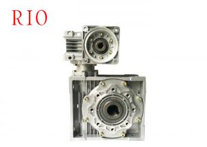 China No Rust Double Reduction Worm Gear Box Nmrv Series Safe Operating on sale