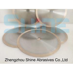Custom Diameter 1A1R Diamond Wheels For Polishing Optical Glass