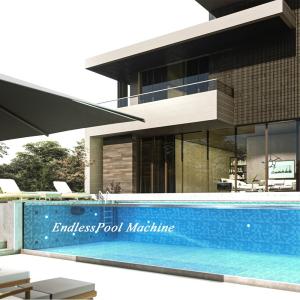 Swim Training With AUPOOL Counter Current Water Jet Pool Machine