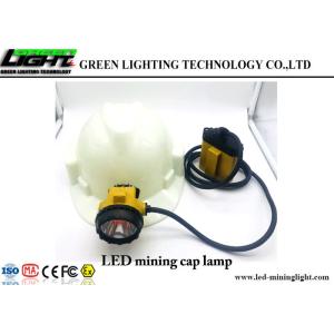Waterproof IP68 LED Miners Cap Lamp , Super Bright Rechargeable Led Headlamp
