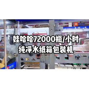 Automatic 12kw Wrap Around Case Packer for Horizontal Corrugated Box with 20-100