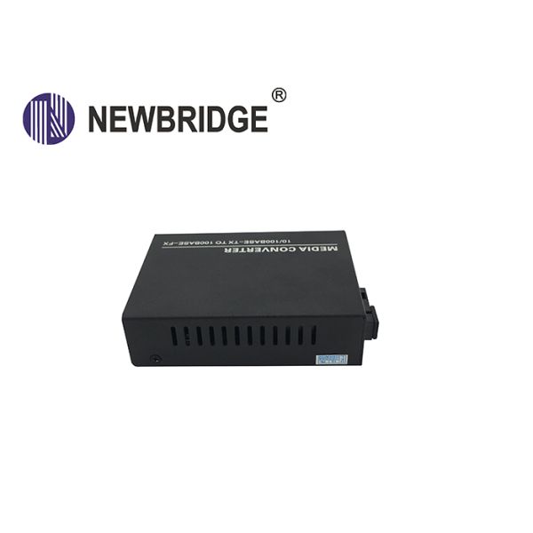 10/100M optic Media Converter Dual Fiber Single mode with 2 RJ45 ports IP switch