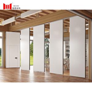 Modern Dry Leather Folding Wall Partition Soundproof Movable