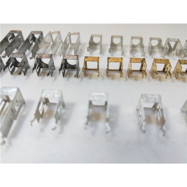 Quality Four Cavities Sheet Metal Bending Dies Remote Control Interface Connector 0.2mm Thickness wholesale