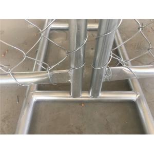 chain link temporary construction fence panels 6FT X 10F Mesh 2 3/8 " x 2 3/8" (