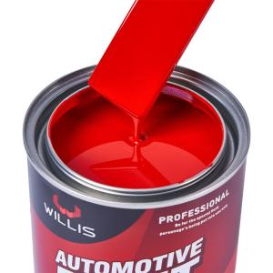 Cheap Easy Construction 2k Red Spray Paint Automotive Protection High Hardness 1l / 4l Per Can for sale