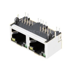 LPJE201BHNL Tab UP Green/Yellow LED 1X2 Port RJ45 Jack without Integrated