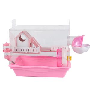 Breathable Large Plastic Double Layer Hamster Cage 37mm Length