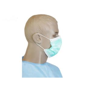 Fiberglass Free Soft Face Mask Earloop 3 Ply Flared Edge Prevents Irritation