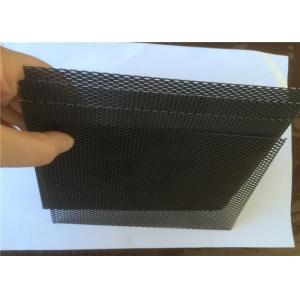 Black Powder Coated DVA One Way Mesh Aluminum Material 750Mm X 2000Mm Size