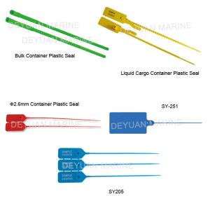 Fashion PP Plastic Security Seals Iso Container Parts With Metal Inserted