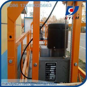China 630kg ZLP630 man mini cargo lift aerial work platform for construction and decoration on sale