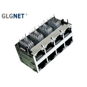 EMI Tabs Stacked RJ45 Connectors 2.5G Integrated Transformer For Ethernet