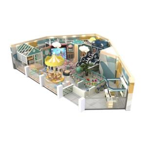 Indoor Play Center with Slide Ball Pit Balls and Customizable Allowable