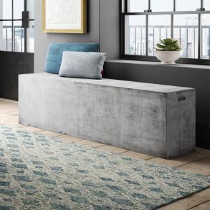 China Foshan City Concrete Patio Side Table for Outdoor Decor Concrete Table