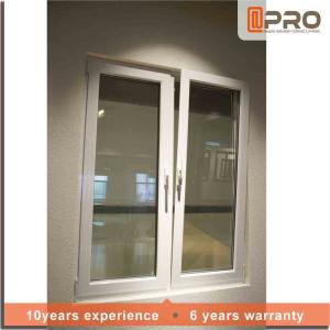 Cheap Double Glazed Tilt And Turn Aluminium Windows Good Watertightness Performance for sale