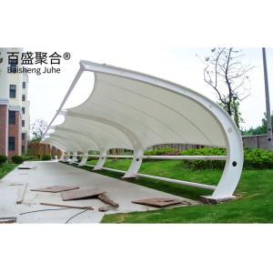 PVDF/PTFE Sail Finishing Steel Structure 10x20 Metal Garage Canopy