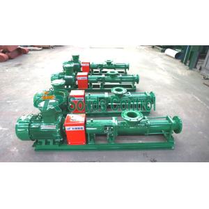 China Solid Control Screw Type Pump G Series 0.3Mpa Pressure 7.5kw Power 386kg Weight on sale