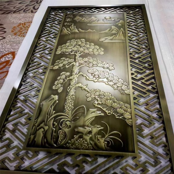 Decorative 304 301 Stainless Steel Partition Screen Screen Cold Rolled