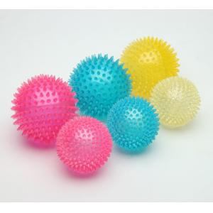 Multicolor Dog Toy Spiky Ball Pet Knobby Bouncing Ball Toy OEM Service